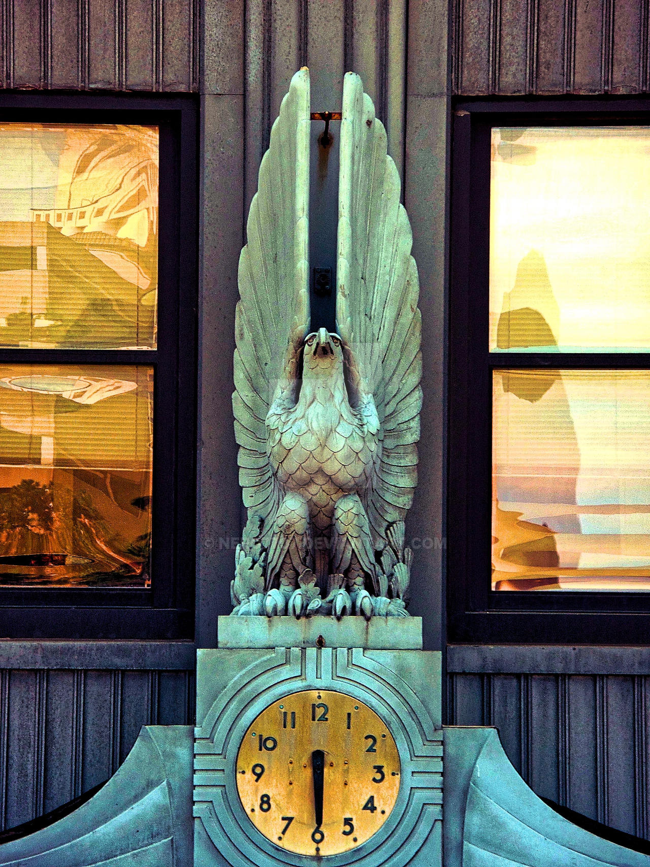 Art Deco Eagle of time by nero7707 on DeviantArt