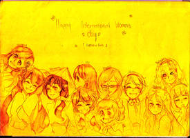 Happy International Women's Day {Hetalia Girls}