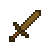 [F2U] Minecraft Wooden Sword Icon - Static