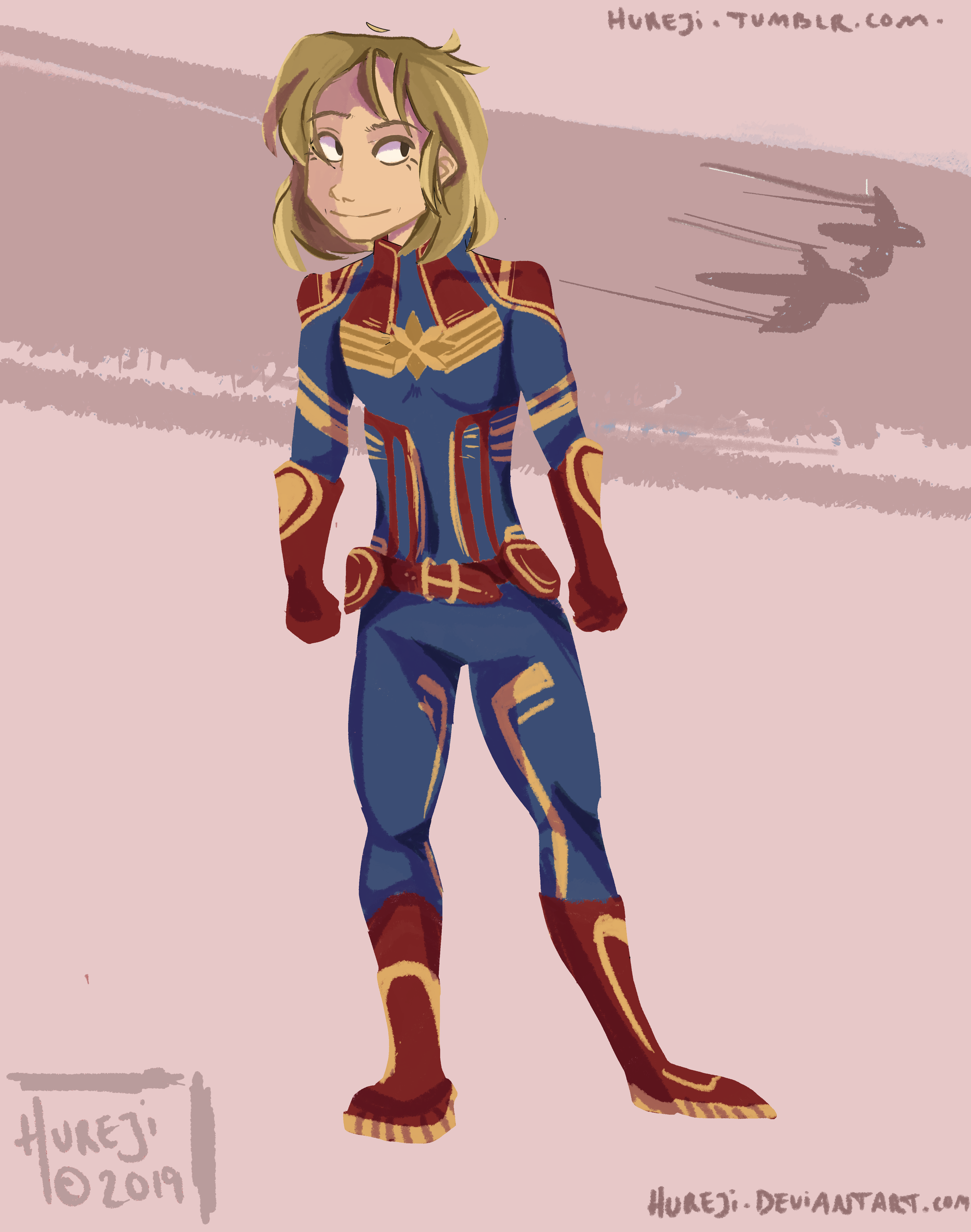 captain marvel!! by Hureji