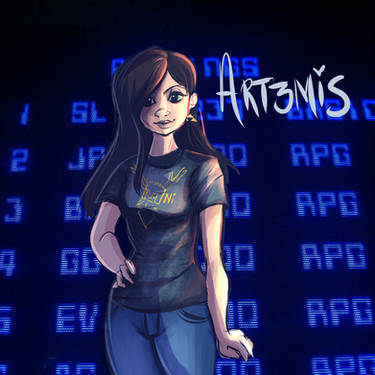 Art3mis from Ready Player One by ThanjoArts