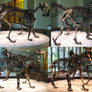 Free Sabre Tooth Cat Skeleton Stock