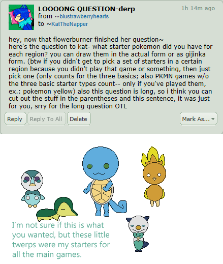 Ask Kat: SHOW ME YOUR POKEMANS