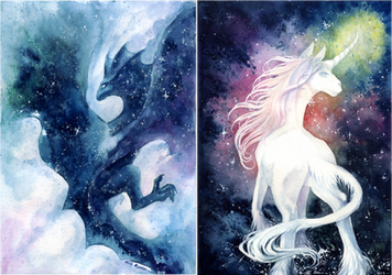 Nebulawing And Galacticorn