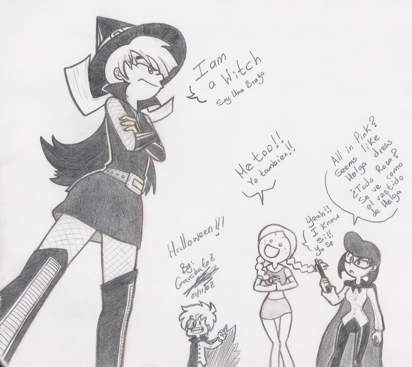 Helga Halloween by Garabatoz on DeviantArt