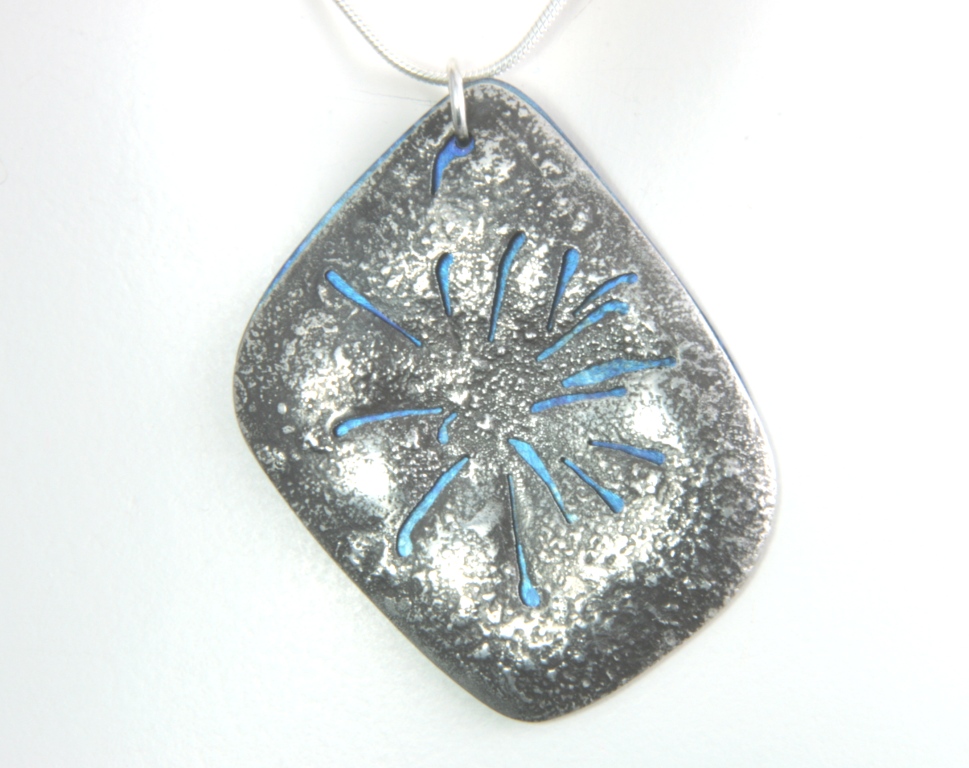 Blue Fireworks Pendant