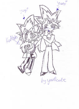 yami and yugi sketch