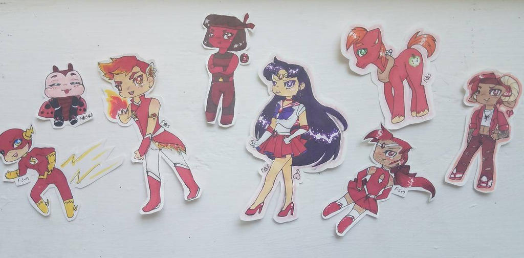 Red Chibis by theartoffallensakura on DeviantArt
