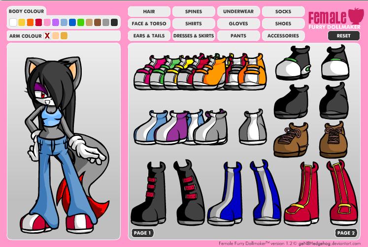 sonic dress up game jessy by JessyAndRachel on DeviantArt