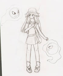 Female Pokemon Trainer Sketch