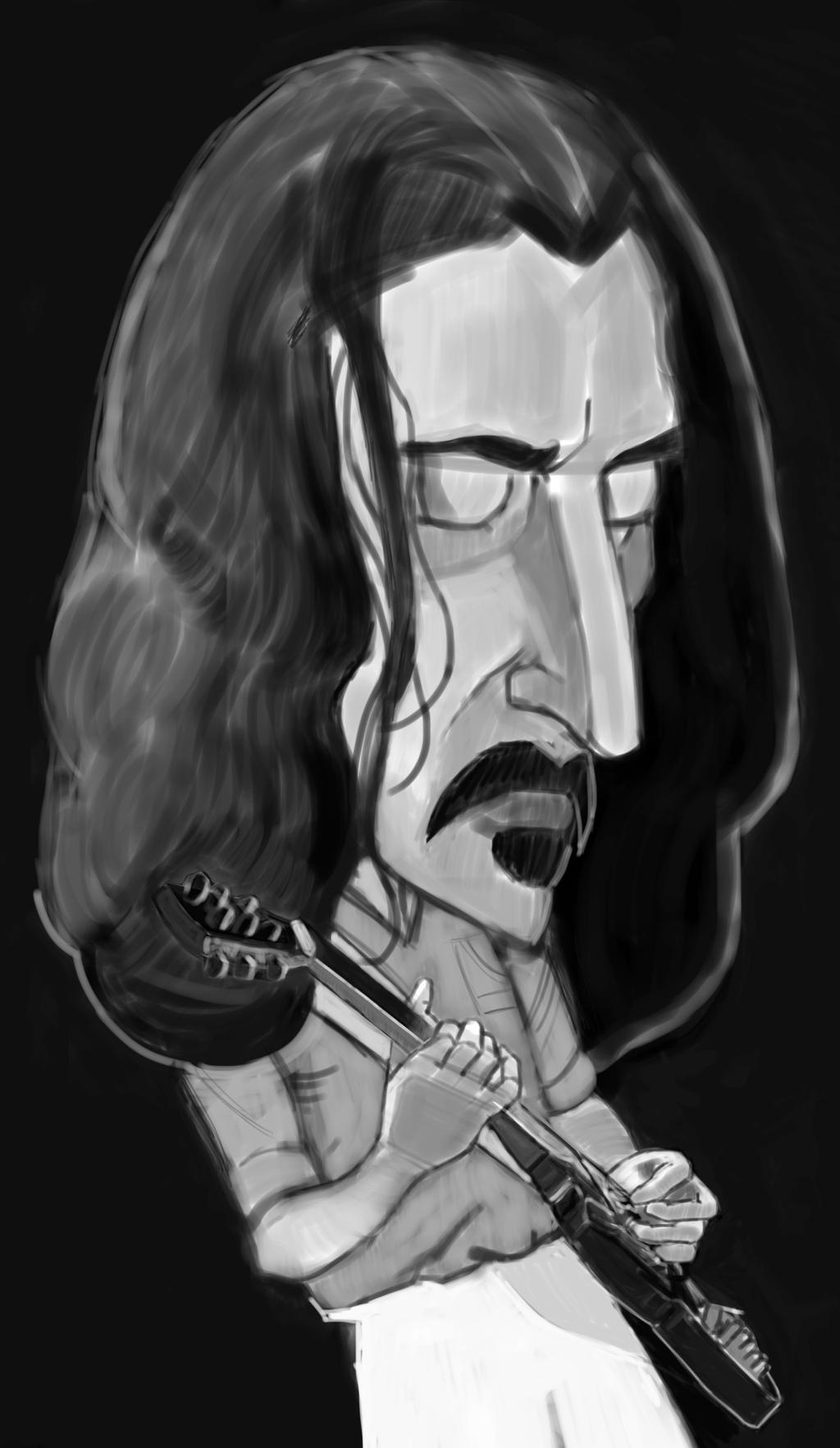 Caricature 9 - Frank Zappa by HappyYggdrasil on DeviantArt