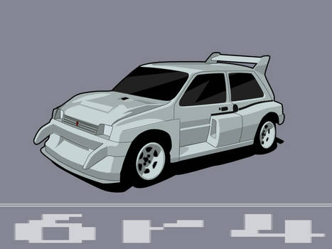 Metro 6r4 vector