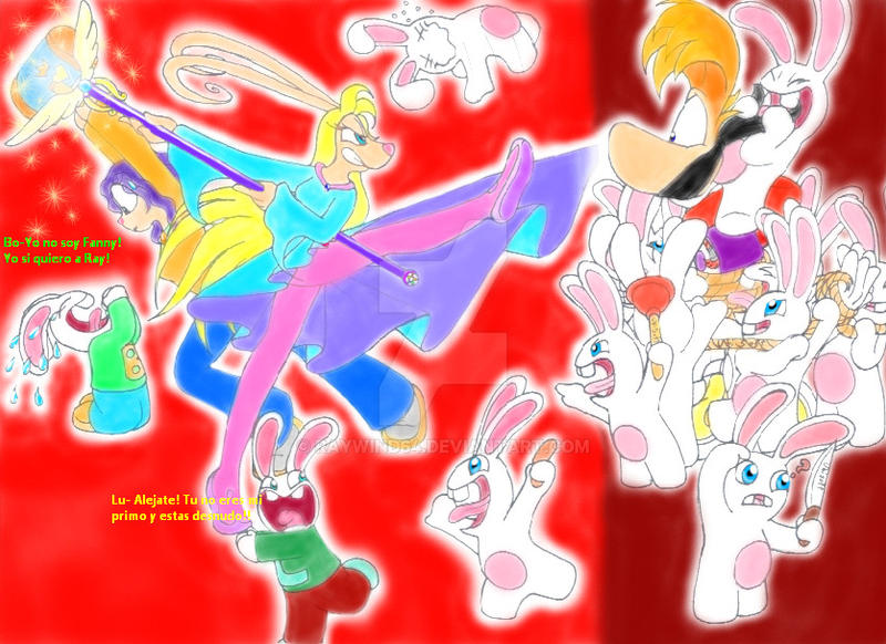 Rabbids Vs Rabbits Deviantart R.W.L-Contra los rabbids by RayWind64 on DeviantArt