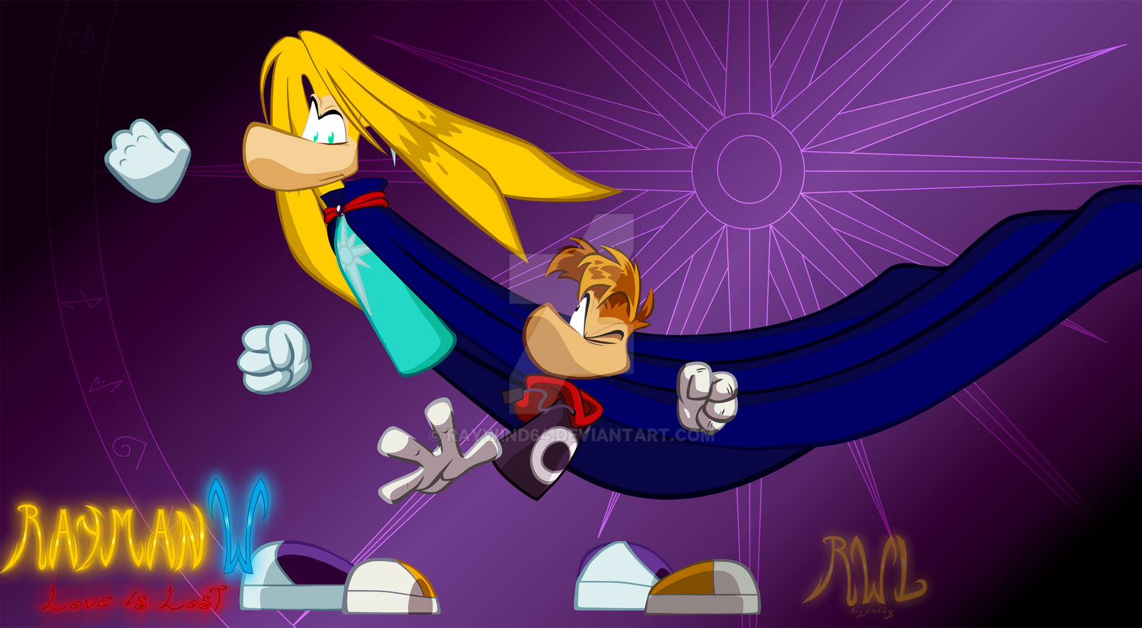 Rayman Raywind Rayman vs Seintarol Wallpaper by RayWind64 on DeviantArt