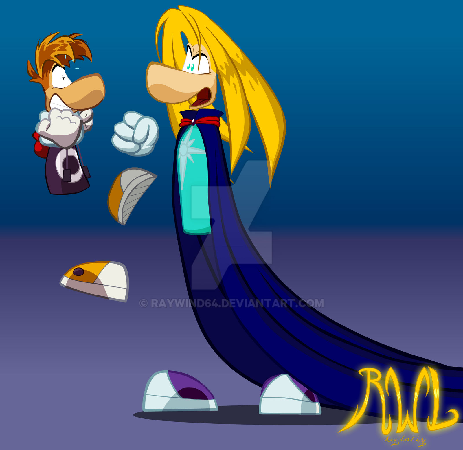 Rayman Raywind RaymanS-There is no space for the two by RayWind64 on DeviantArt