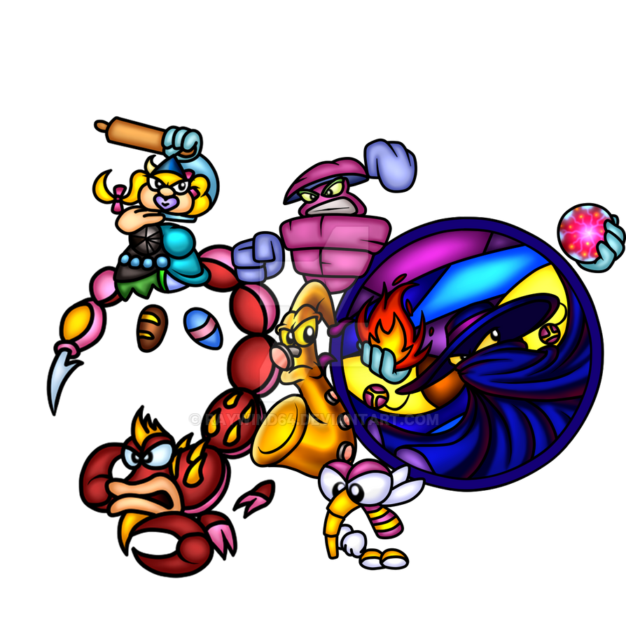 Rayman Raywind Rayman1-Mr.Dark stained glass by RayWind64 on DeviantArt
