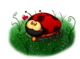 Cute ladybug