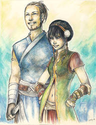 Sokka and Toph