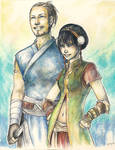 Sokka and Toph by Palila