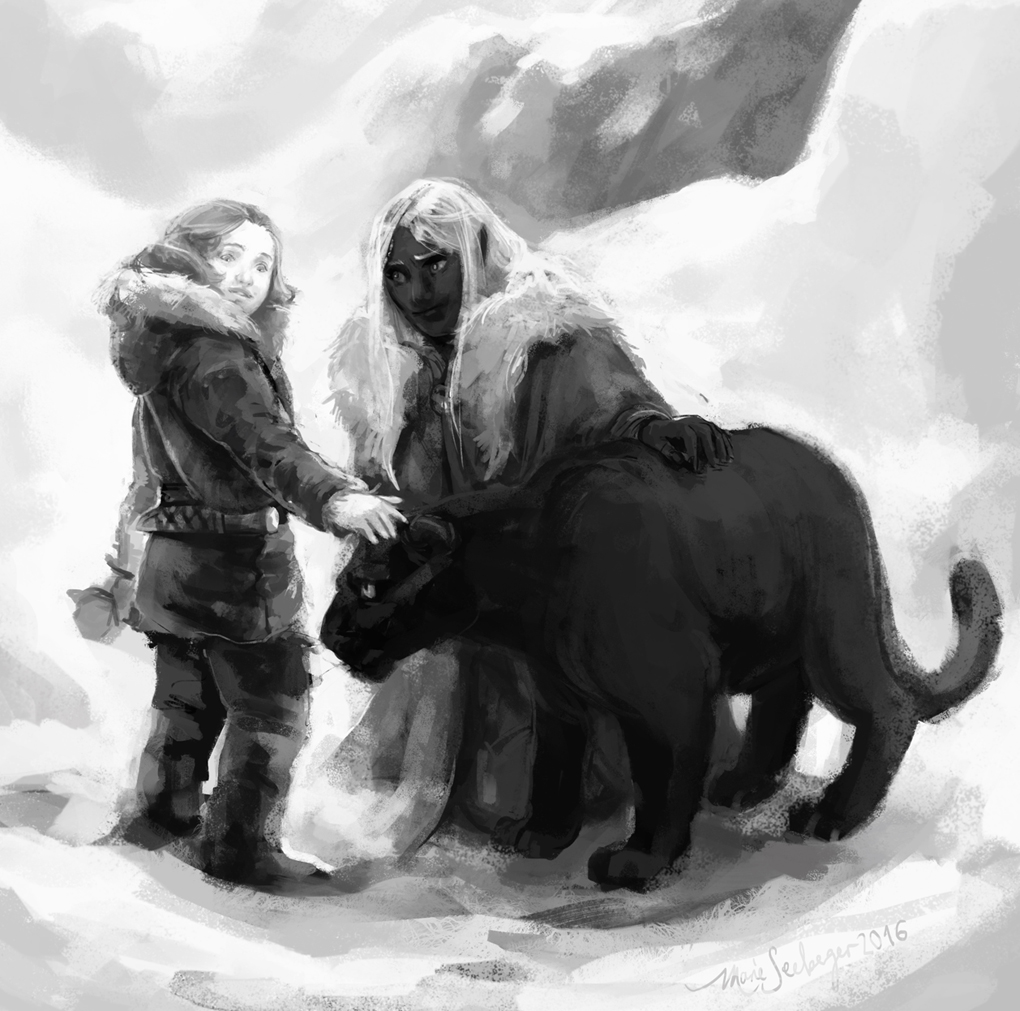 Drizzt meets Catti-brie