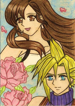 Cloud x Tifa: A flower for me?