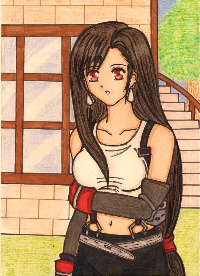 Final Fantasy VII: Tifa by dagga19