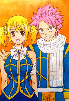 Natsu x Lucy Oracion Seis Arc outfits