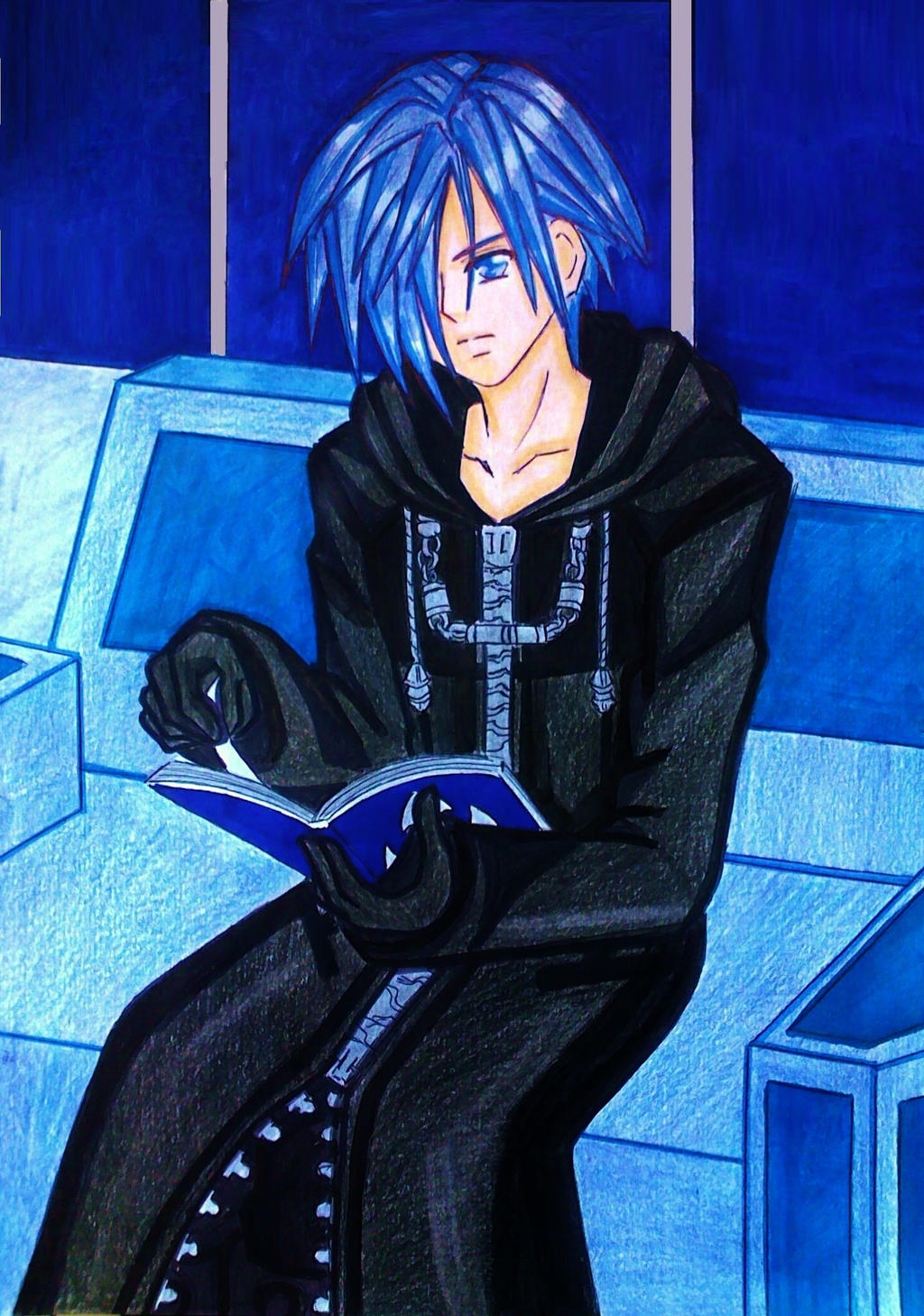 Kingdom Hearts 2: Zexion by Dagga19 by Dagga19 on DeviantArt