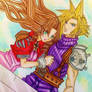 Cloud x Aerith manga version