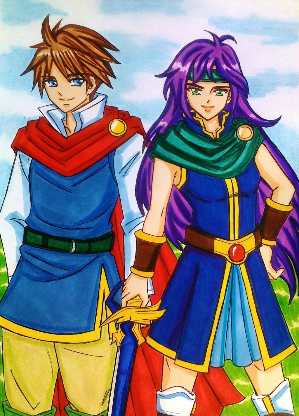 Final Fantasy V Bartz Klauser X Faris Scherwiz By Dagga19 On Deviantart