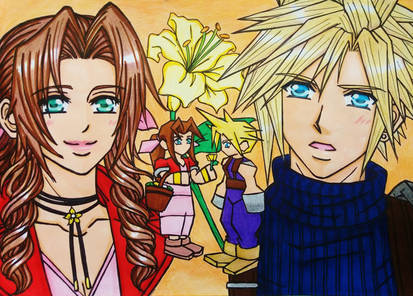 Final Fantasy 7 Remake: Cloud and Aerith's meeting