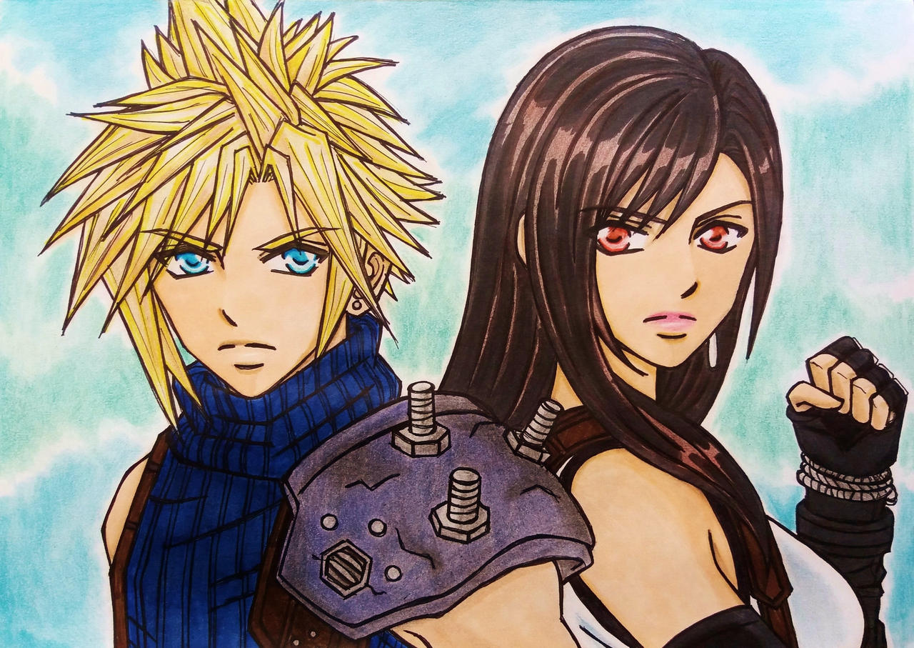 Final Fantasy 7 Remake Cloud X Tifa By Dagga19 On Deviantart