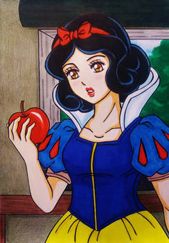 Snow White Disney Anime style