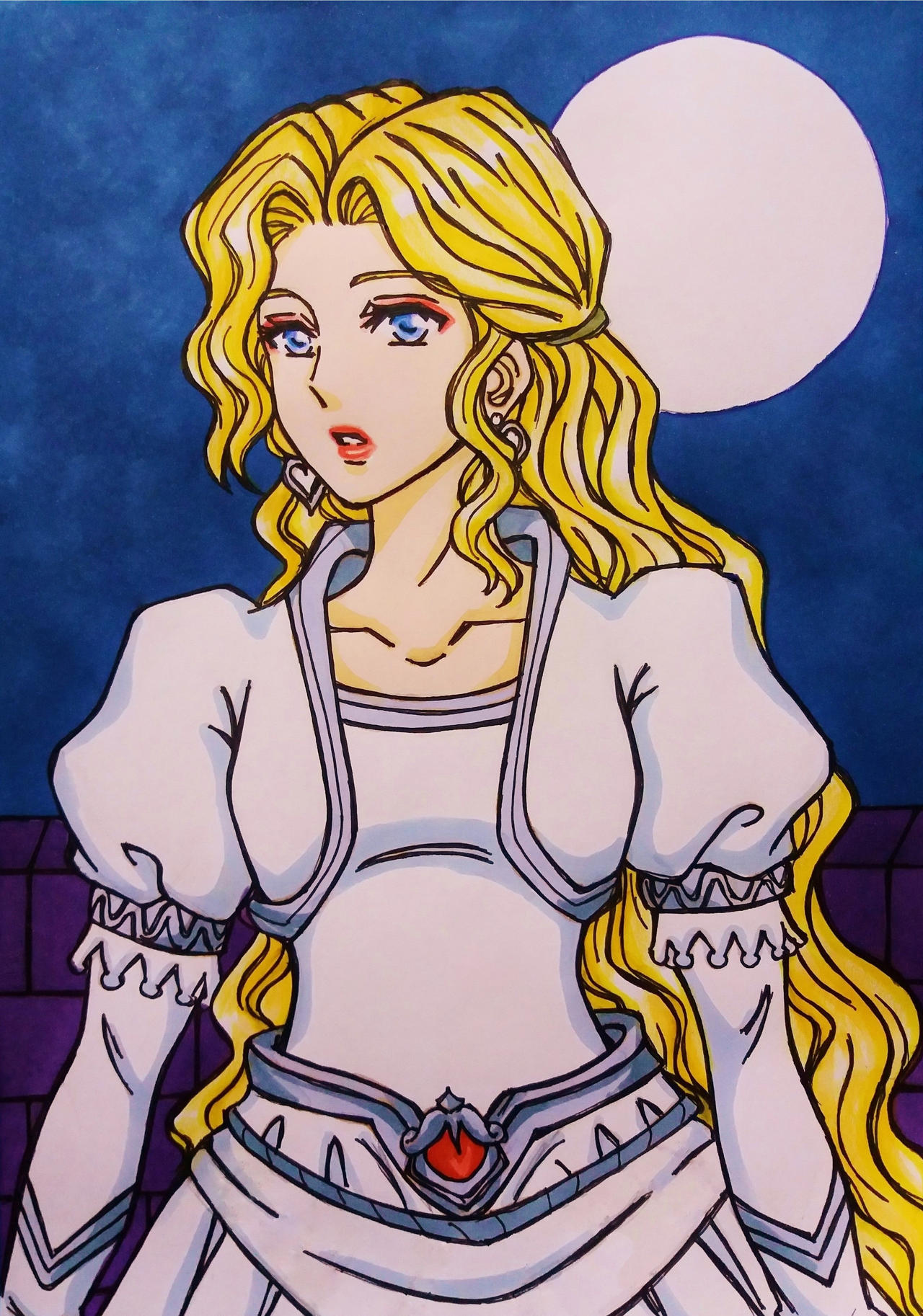 Celes Opera dress from FF Brave Exvius by Dagga19 on DeviantArt