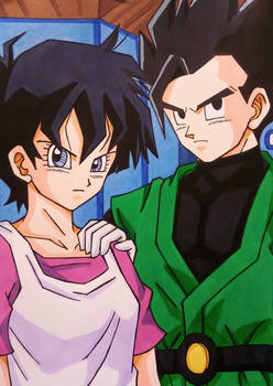 Gohan x Videl: Before the battle