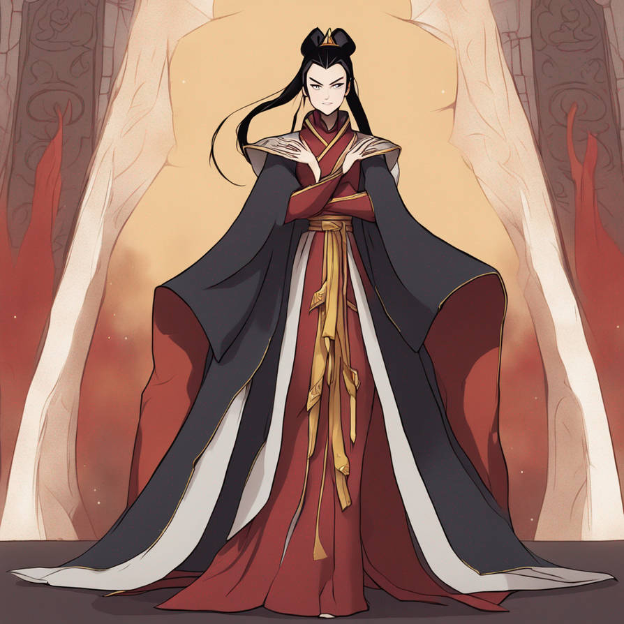 Azula Robe Falling Open Princess Azula in a long flowing cloak by undertaker144 on DeviantArt