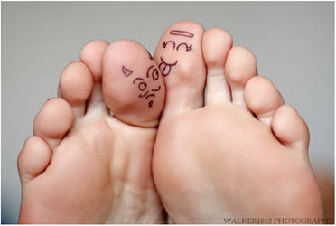 Toe Art: Good vs. Evil