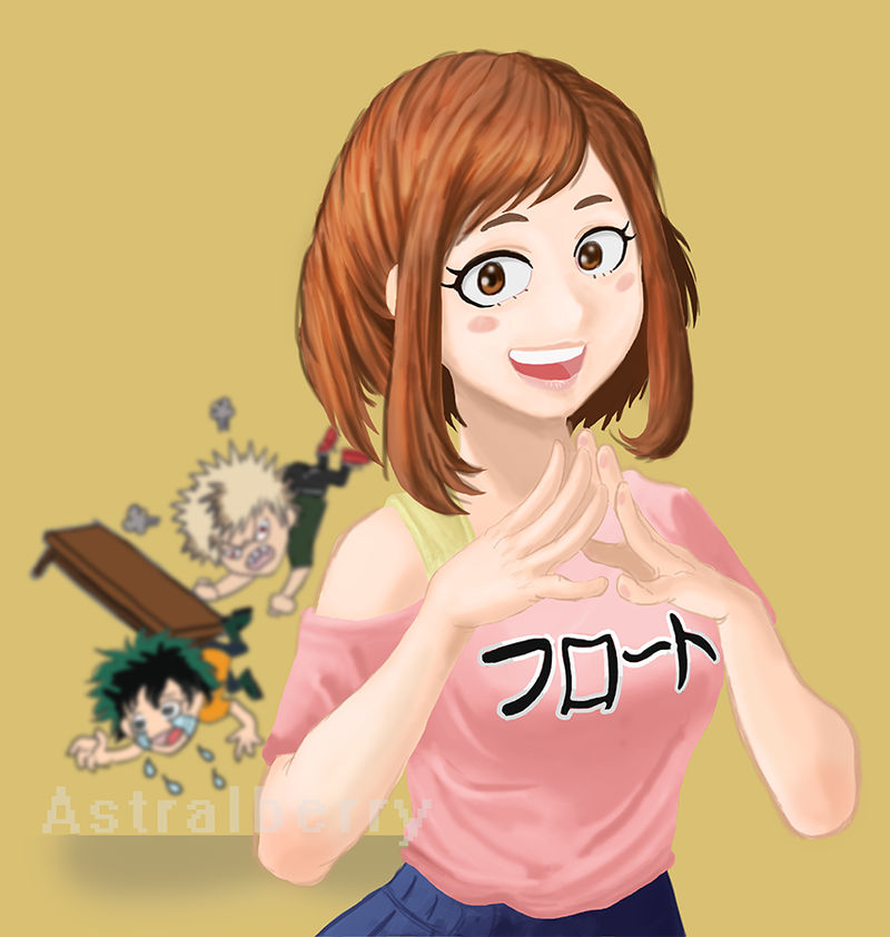 photo Ochako Uraraka Fanart fanart bnha ochako uraraka uravity