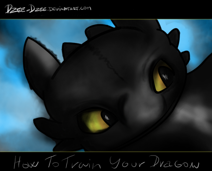 Toothless - COMPLETE by Dzee-Dzee on DeviantArt