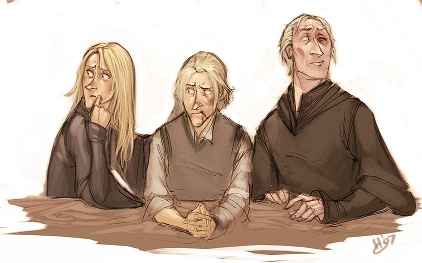 DH: malfoy huddle