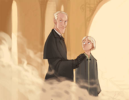 DH - Mr. Malfoy and son