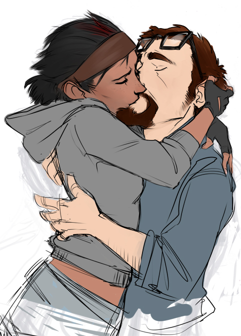 nerds making out by makani