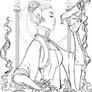 the high priestess: rowena