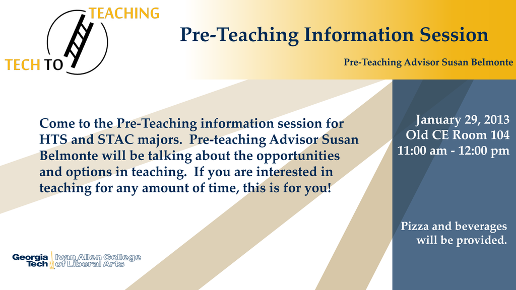 Pre-Teaching Information Session Poster by zbarama on DeviantArt