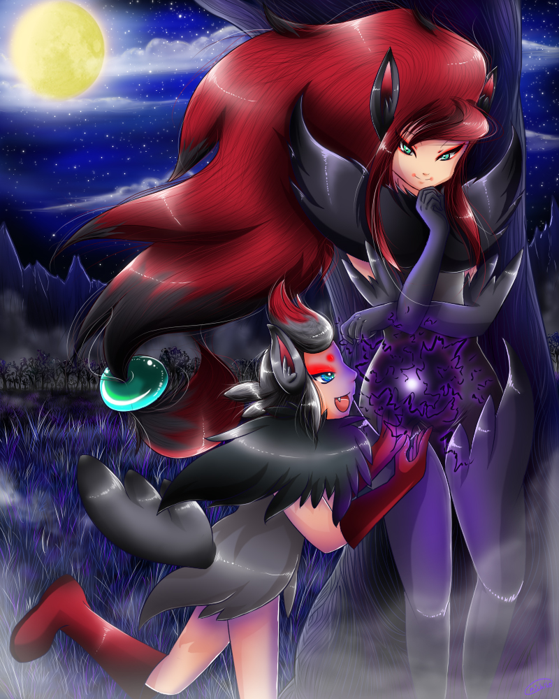 Zorua and Zoroark Gijinka Pokemon