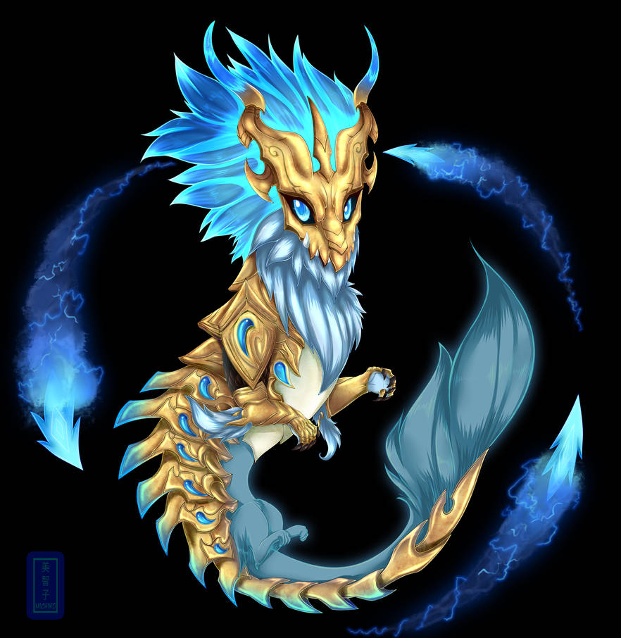 - Aurelion Sol Dragon Storm - League of Legends - by Oeuvres-de-Michiko