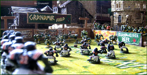 bloodbowl beers vs greenboys by Granamir