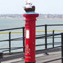 Postbox on Southend pier