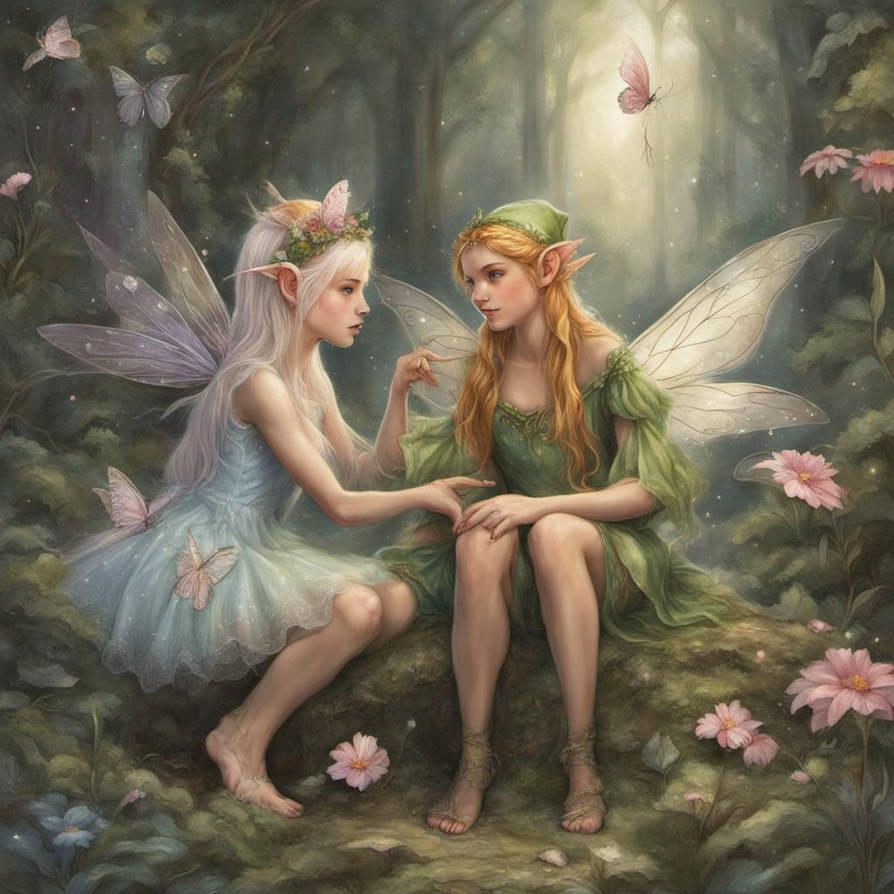 Two Elf Best Two Elves playing around by fariysaremyfavthing on DeviantArt