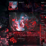 Steam Profile Artwork - Red Flower Butterfly